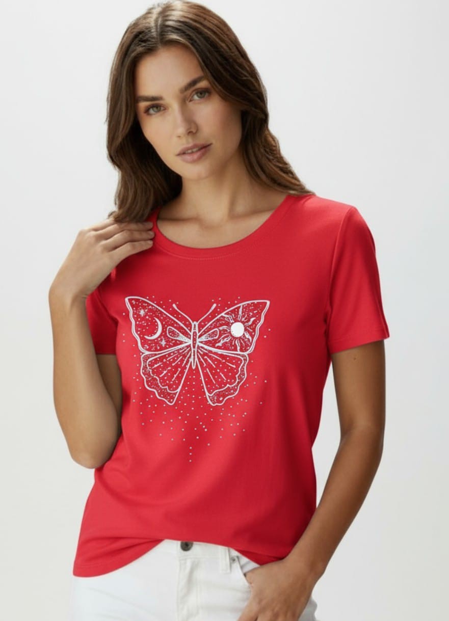 Remera Estampado Brillo - Imagen 4