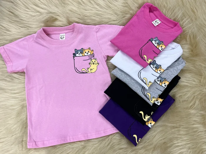 Remera Nena Estampada