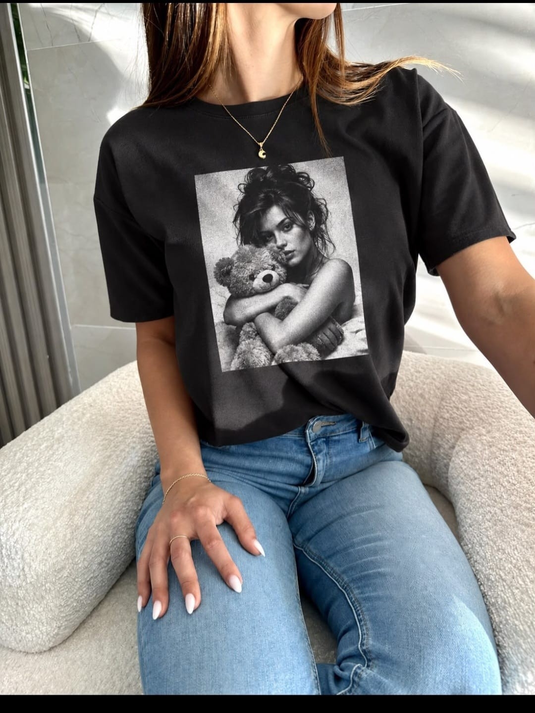 Remera Glitter Girl Teddy - Imagen 2