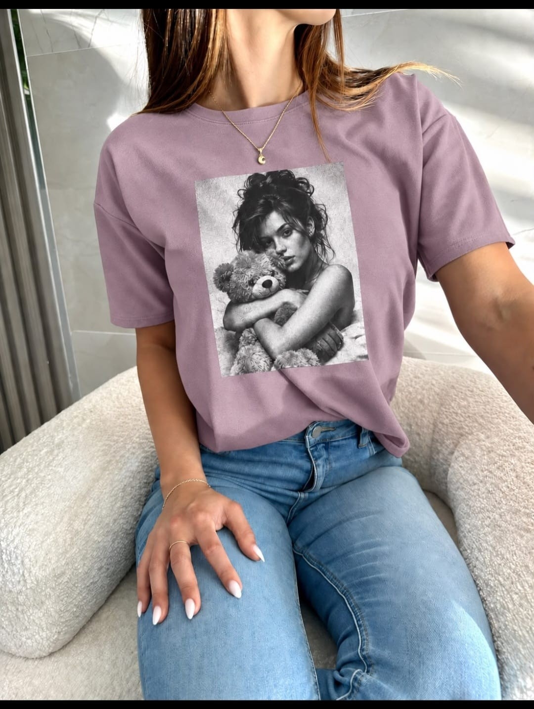 Remera Glitter Girl Teddy - Imagen 3