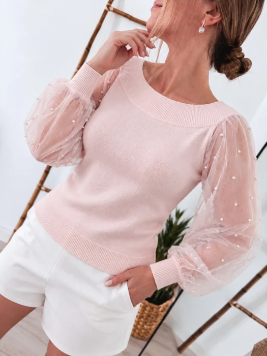 Sweater  Perlas Manga