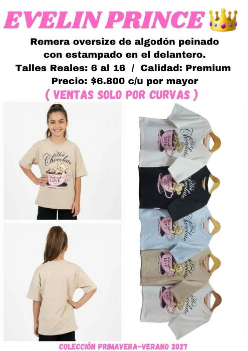 Remera Oversize Oso Love