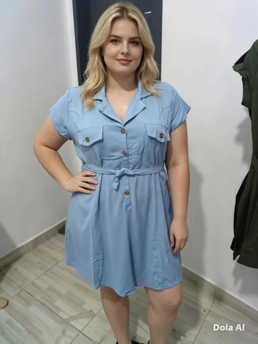 Vestidos de Lino con Spandex