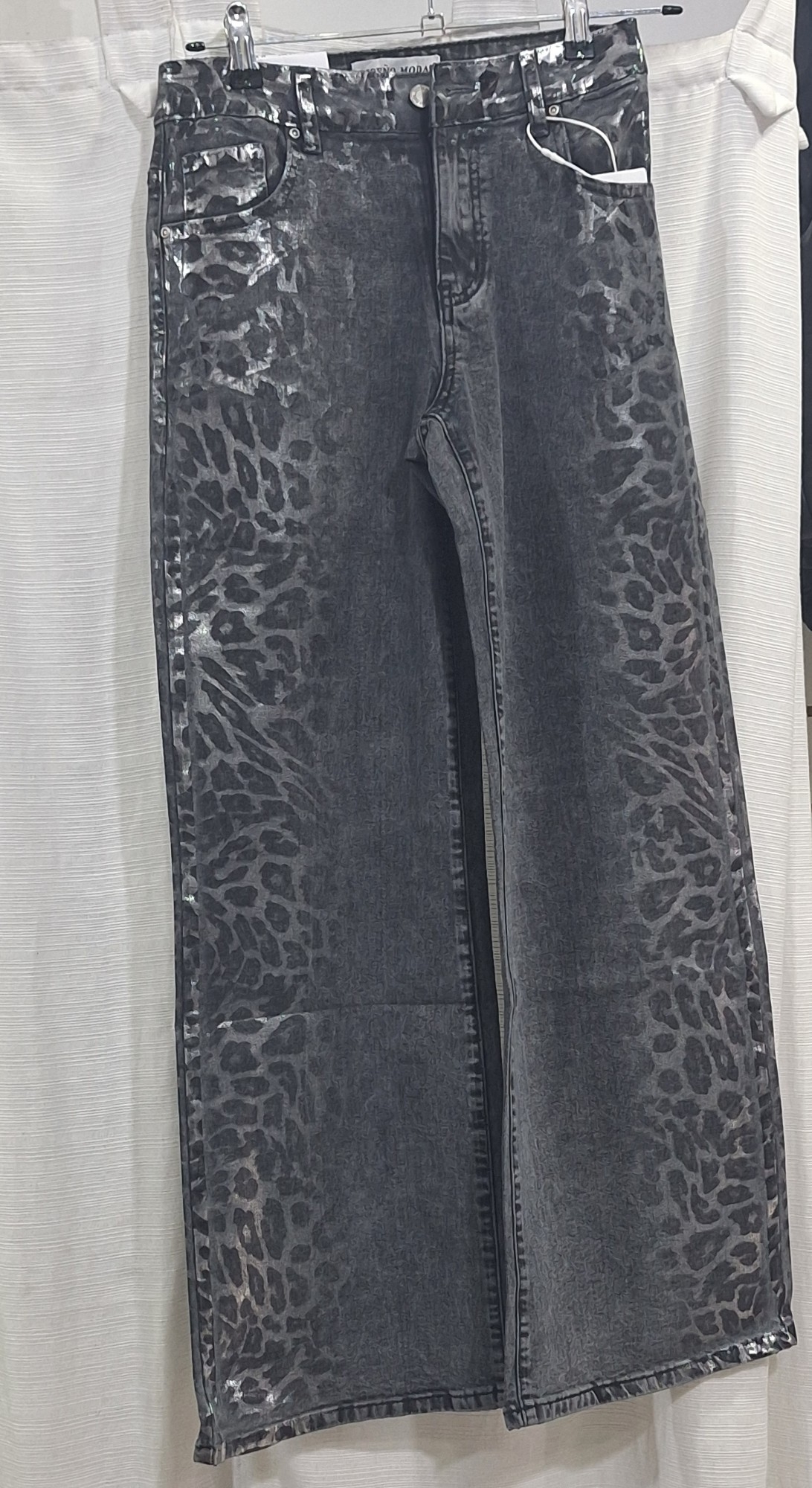 Jeans Wideleg Animal Print - Imagen 2