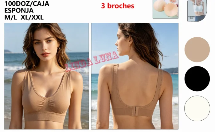 Pack X3 Top Bretel Ancho