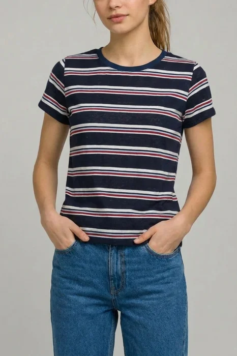 (mn4706) Remera Rayada Fortes
