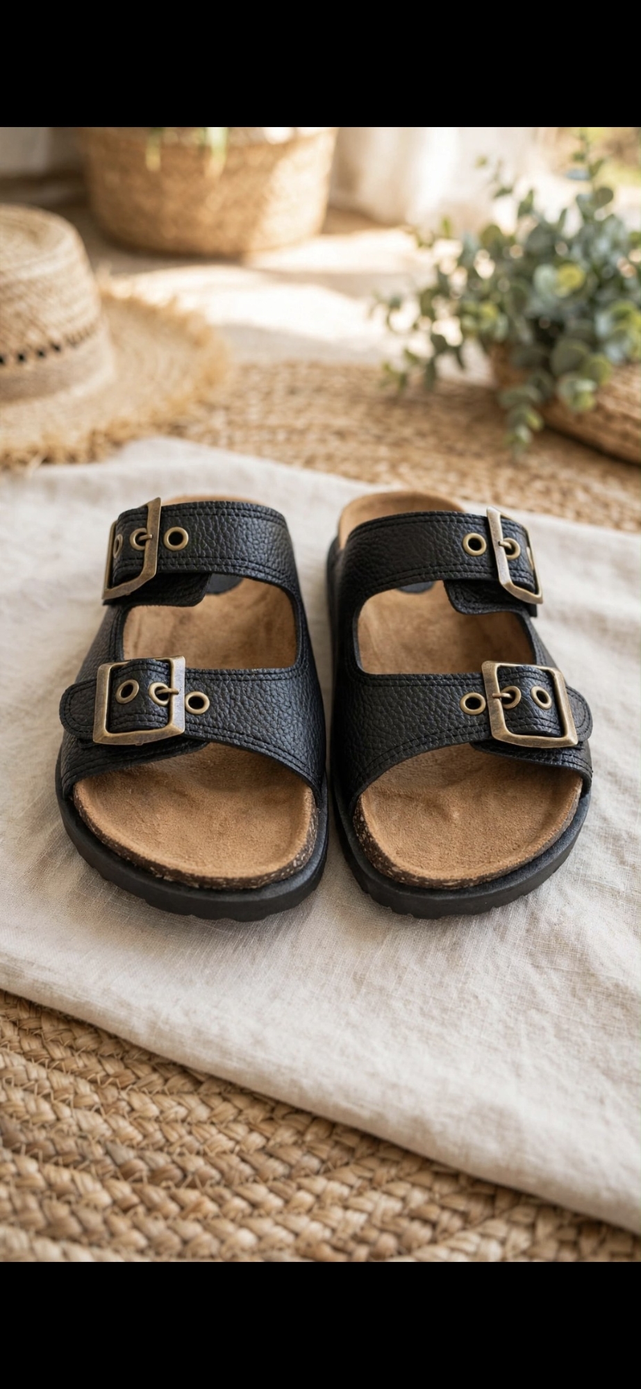 Sandalias Bajas con Doble Hebilla - Imagen 2