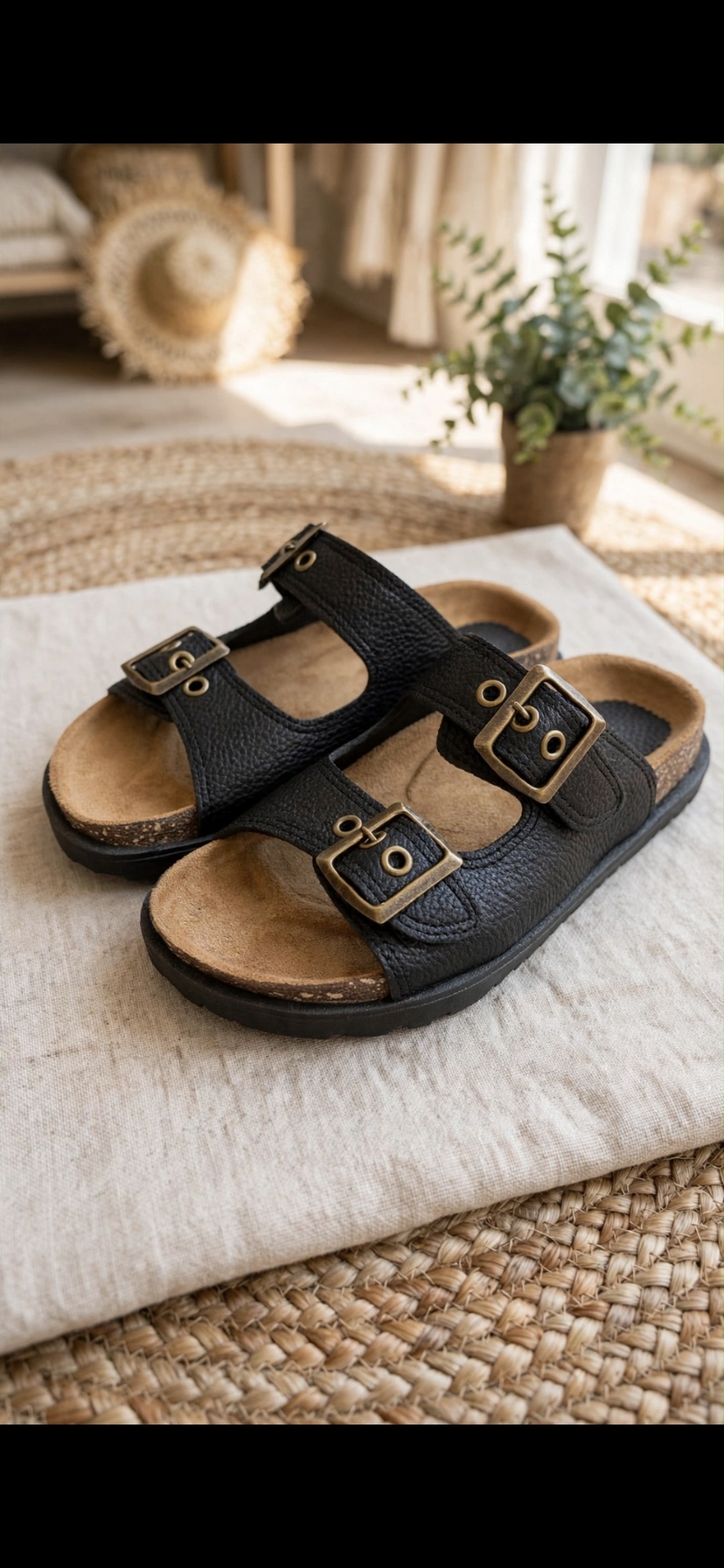 Sandalias Bajas con Doble Hebilla - Imagen 3