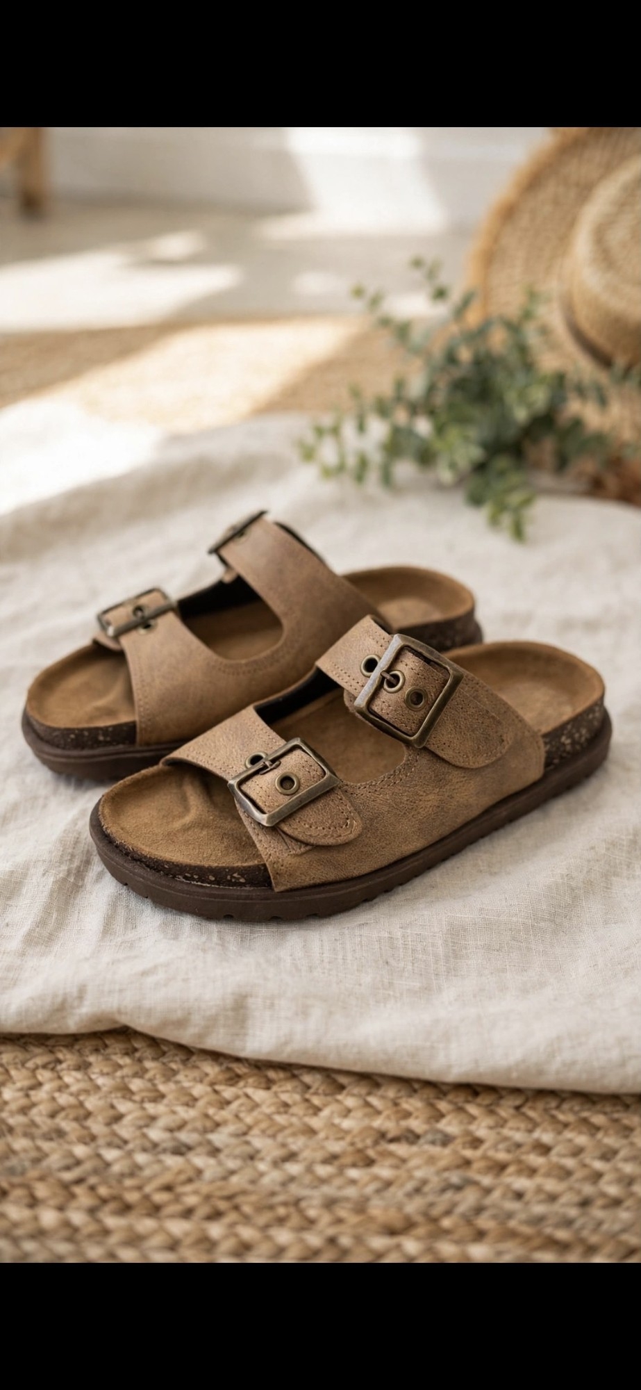 Sandalias Bajas con Doble Hebilla - Imagen 2