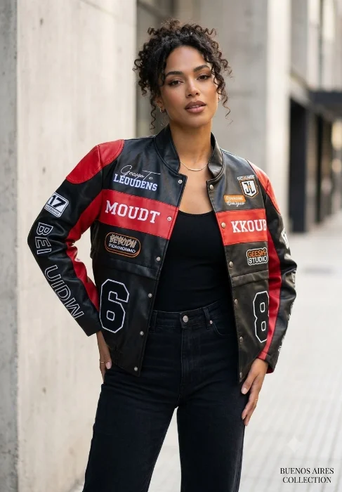 Campera Trio Eco Cuero