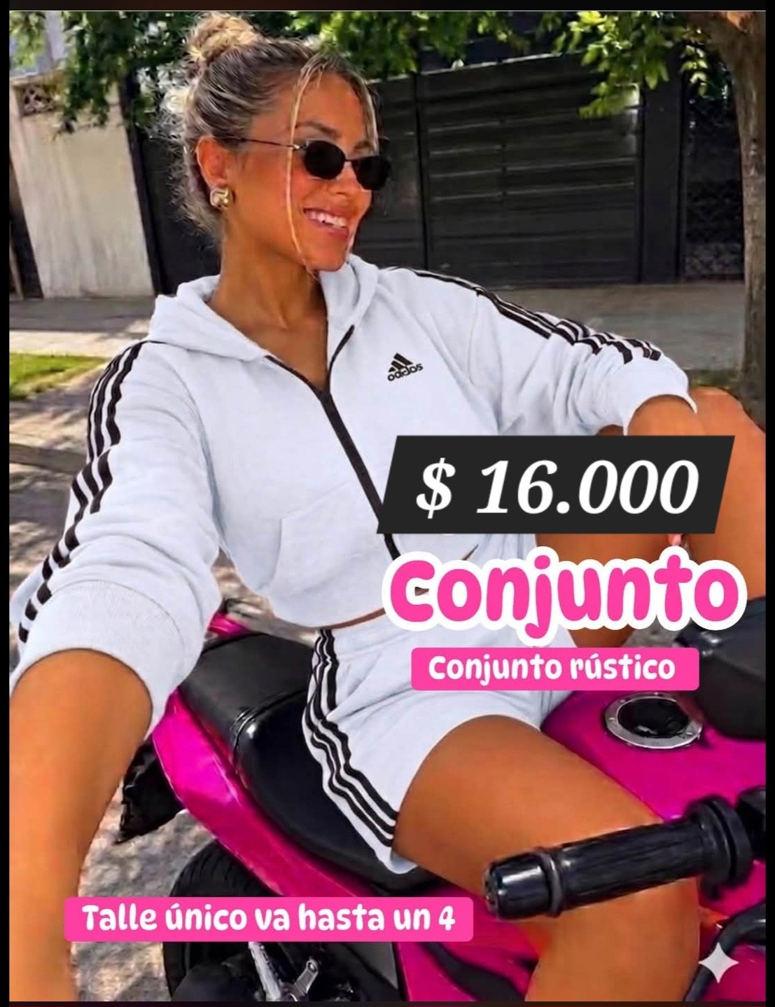 Conjunto Deportivo Algodon Rustico - Imagen 2