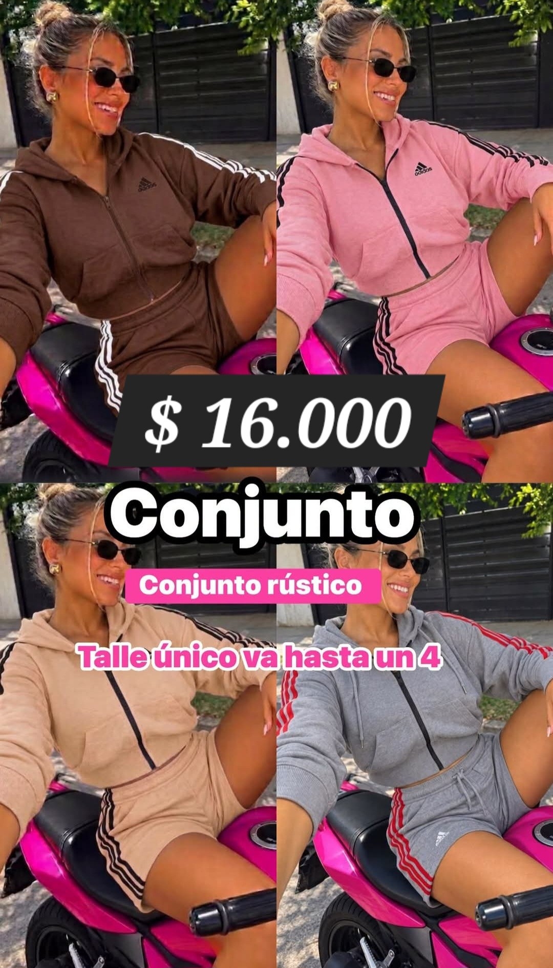 Conjunto Deportivo Algodon Rustico - Imagen 3