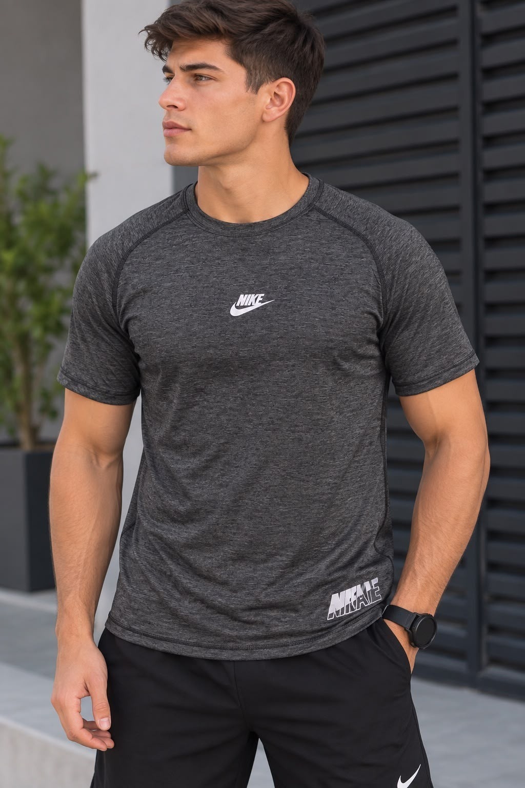 Remera Lycra Jaspeada Deportiva - Imagen 3