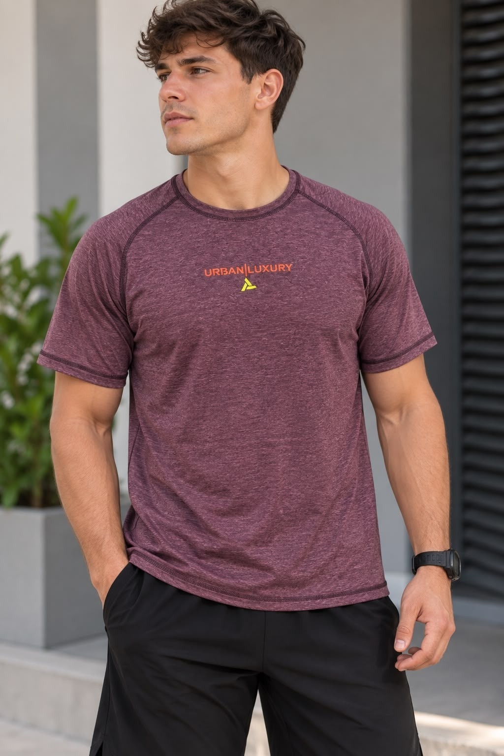 Remera Lycra Jaspeada Deportiva - Imagen 4