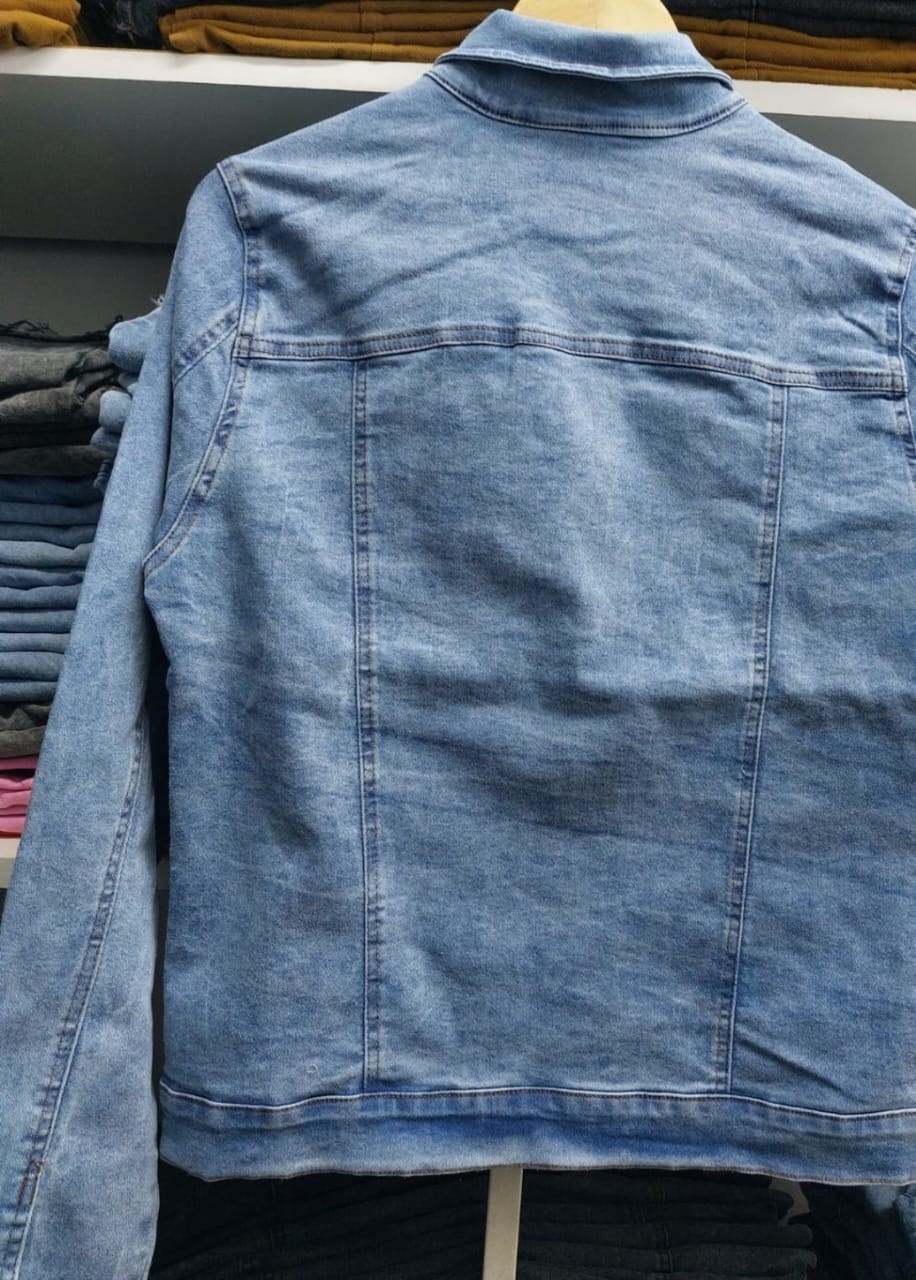 Talles Especiales Camperas de Jeans Dama Elastizadas - Imagen 3