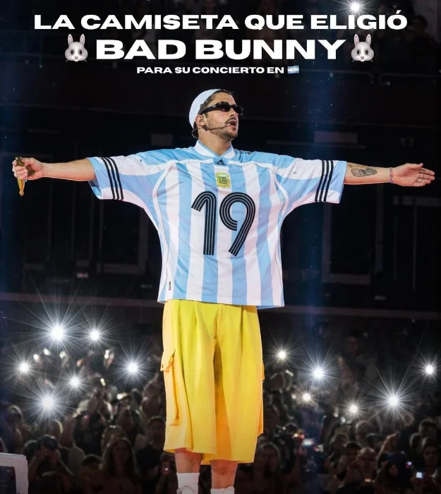 Camiseta Argentina Bad Bunny