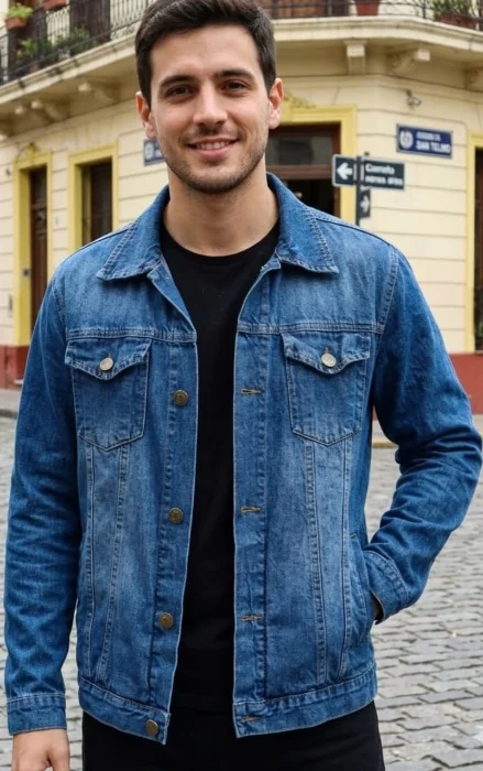 Camperas de Jeans Hombre