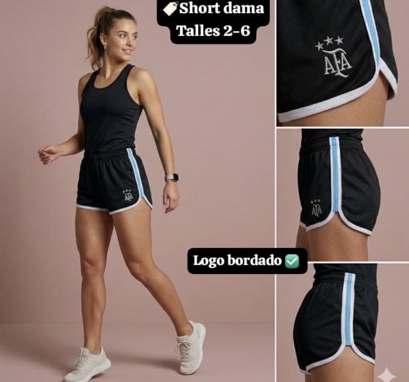 Short Futbol Dama Afabocariver Logo Bordado - IMG_6582.jpeg