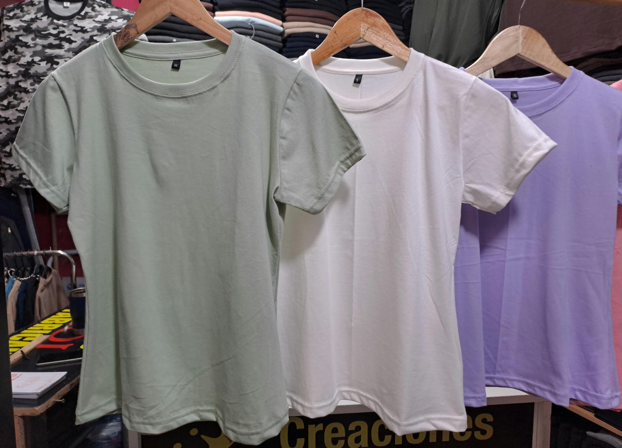 Remera Dama, Algodón Peinado - Imagen 3