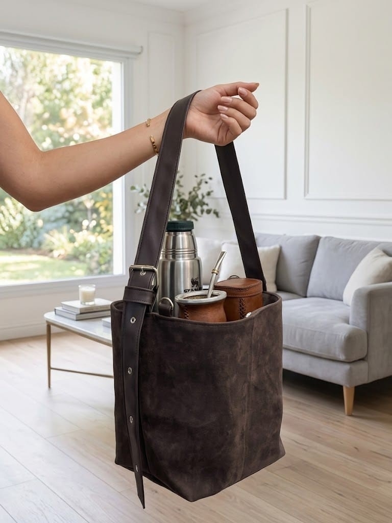 Bolsos Materos Gamuza - Imagen 7