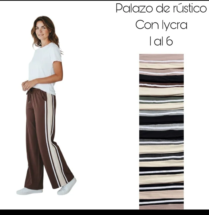 Palazo de Rusticocon Laicra por Pedido y Curva