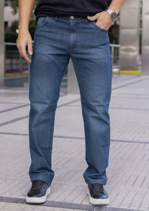 Pantalón Jeans Corte Clásico Rígidos