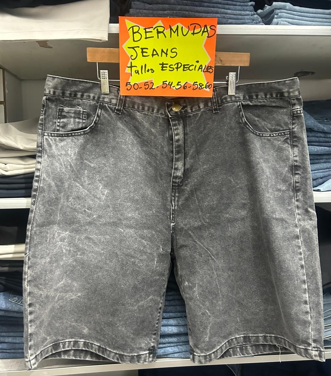 Bermudas Jeans Mom Talles Especiales - Imagen 3