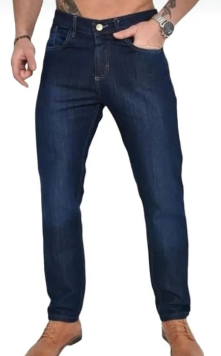 Pantalón Jeans Corte Clásico Rigido