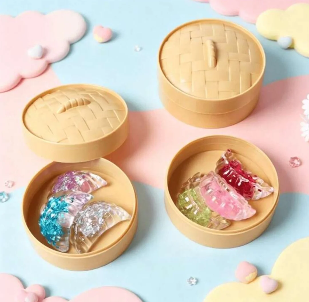 Squishy × 3 Mini Dumpling, Anti Estres - Imagen 1
