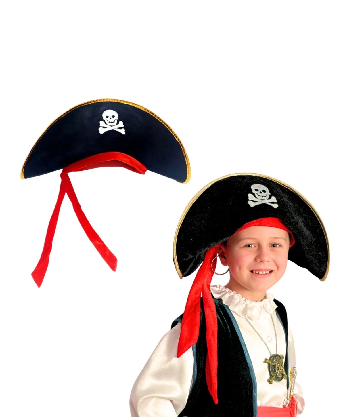 Sombrero Pirata Grande, Halloween - Imagen 6