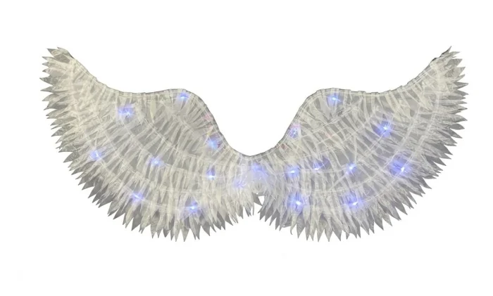 Alas Blancas C Luz Led, Halloween, Disfraz