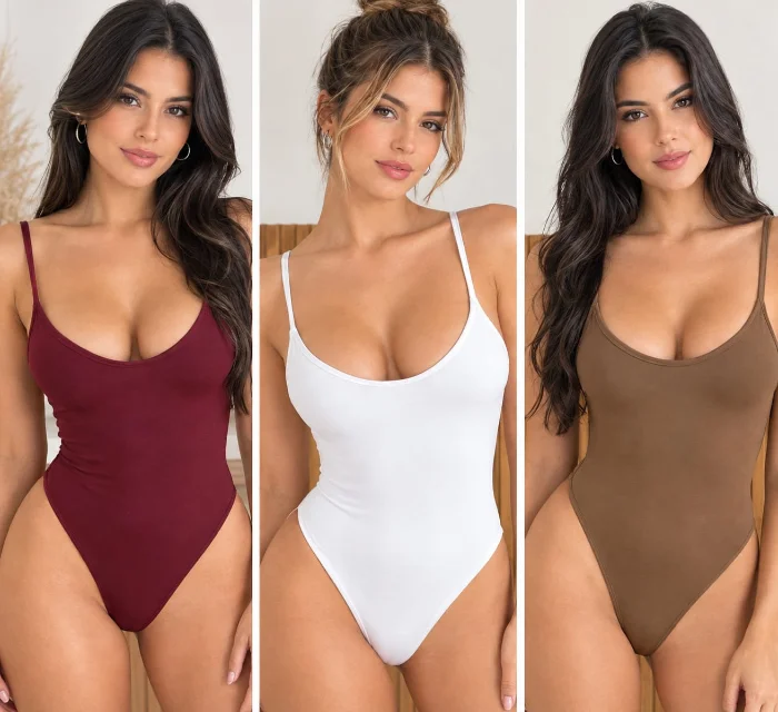 Body Mujer Escote Redondo Básico Talle Unico (articulo 522)