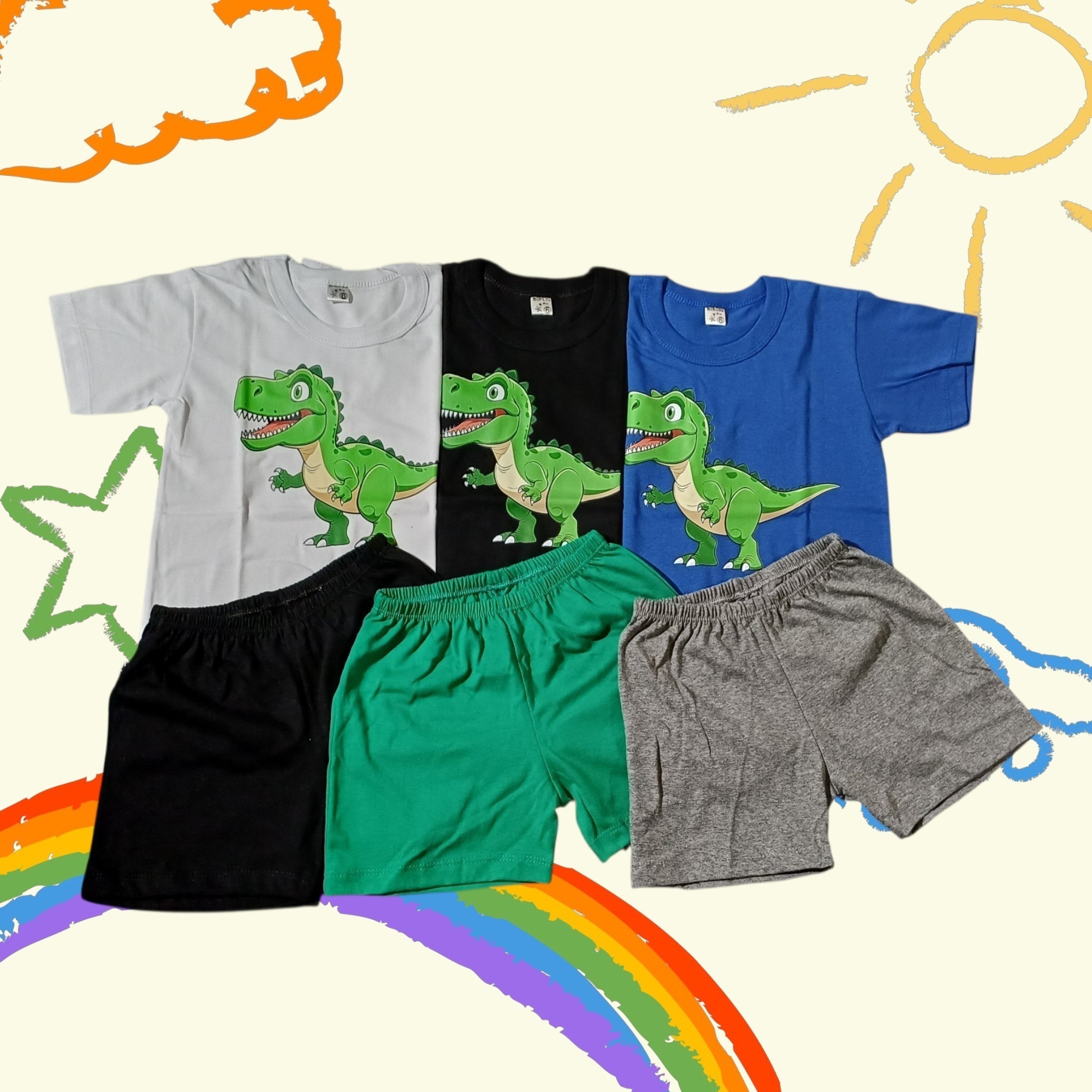 Conjuntos de Algodon Cars Dinosaurio Toy Story - Imagen 3