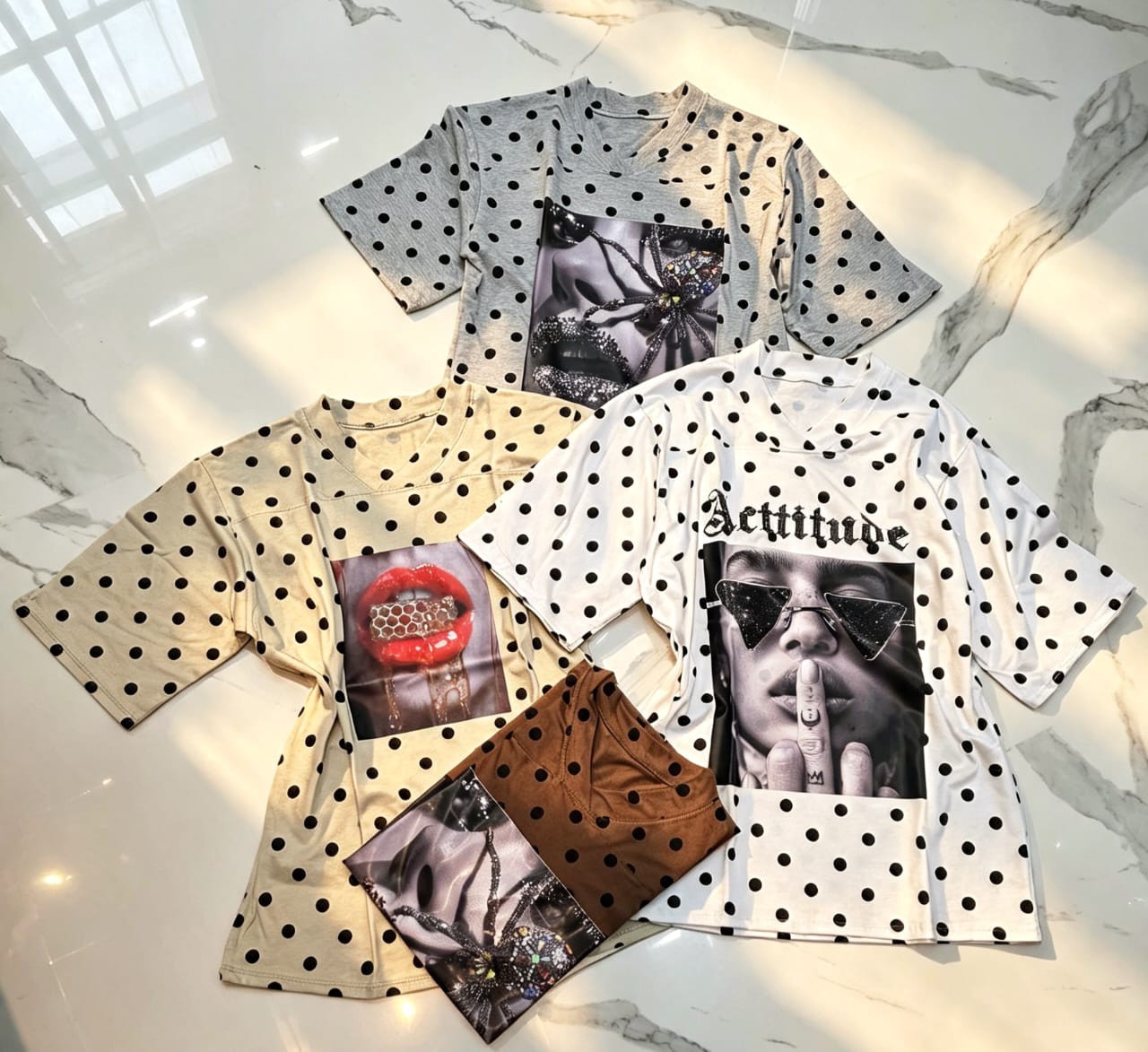 Remeron Overside Lunares Estampado - Imagen 2