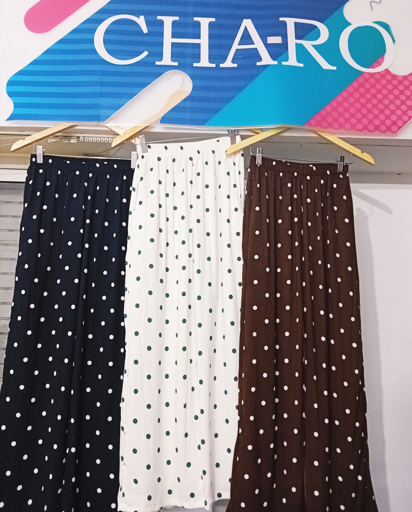 Palazos con Lunares, de Lino con Spandex - Imagen 3