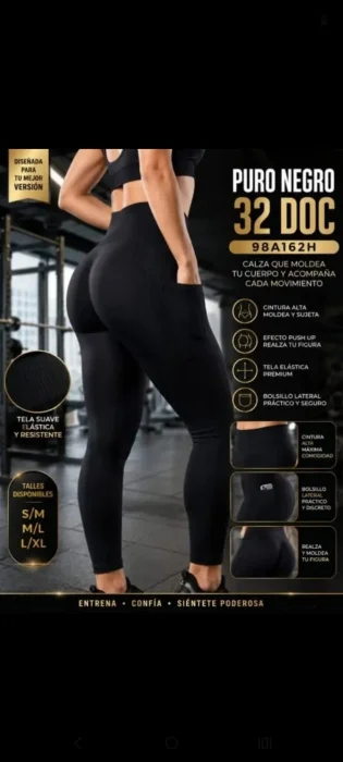 Calzas Total Black