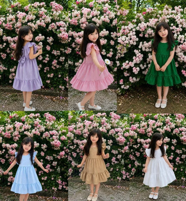 Vestido Albina de Niña