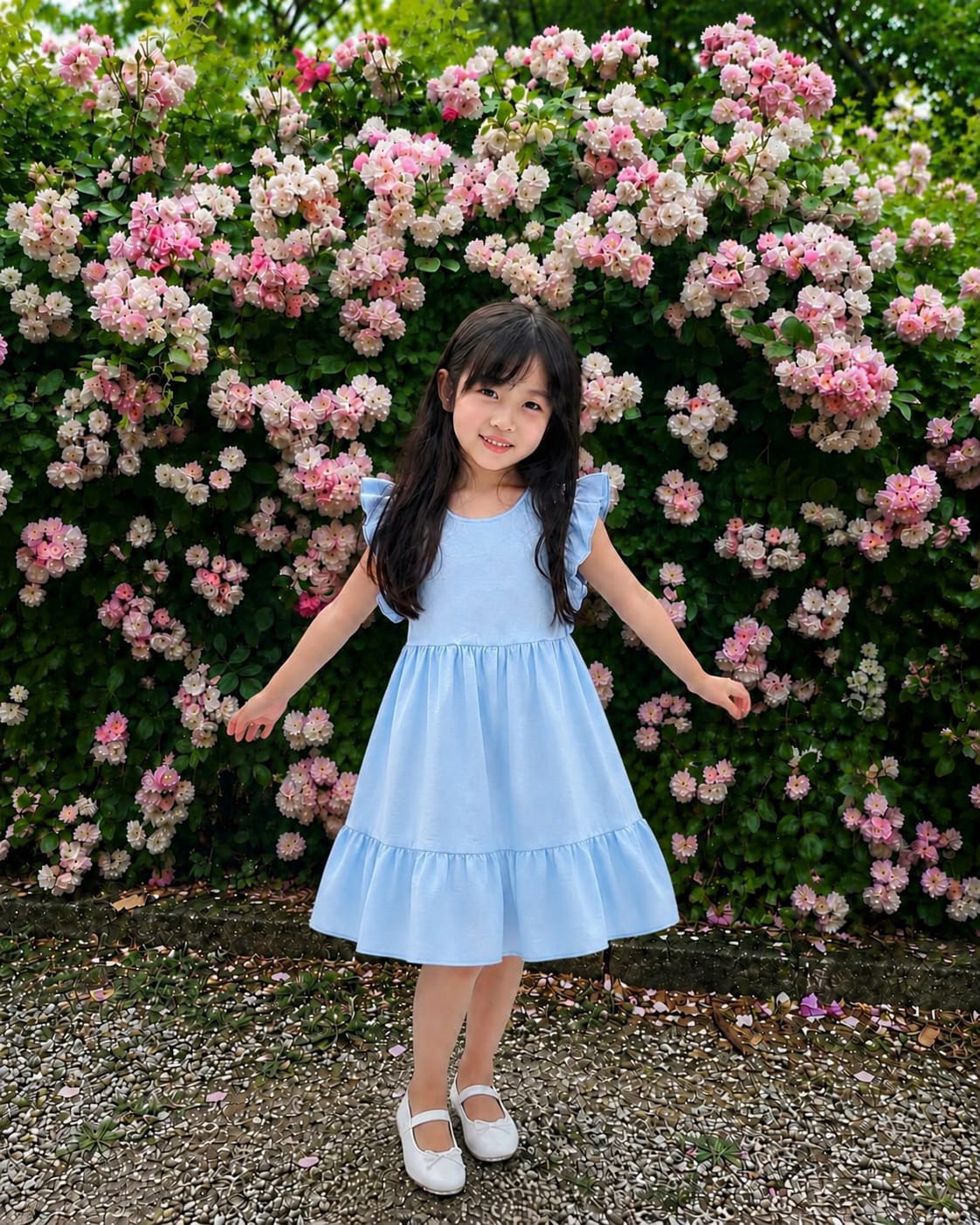 Vestido Albina de Niña - Imagen 2