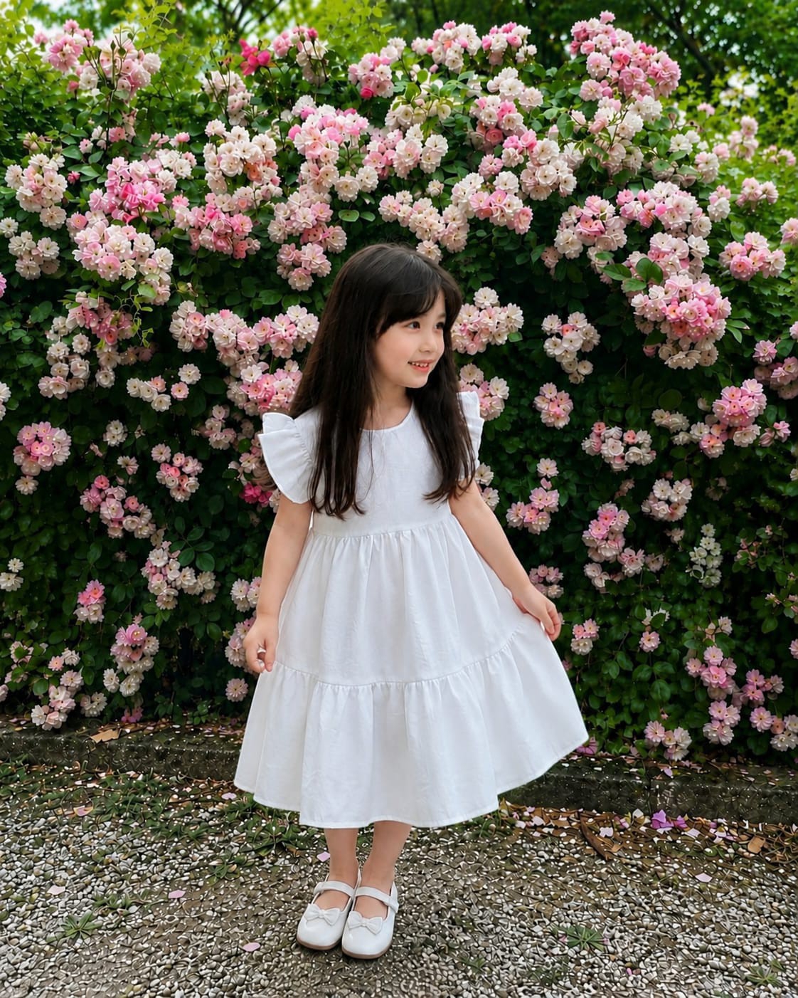 Vestido Albina de Niña - Imagen 3