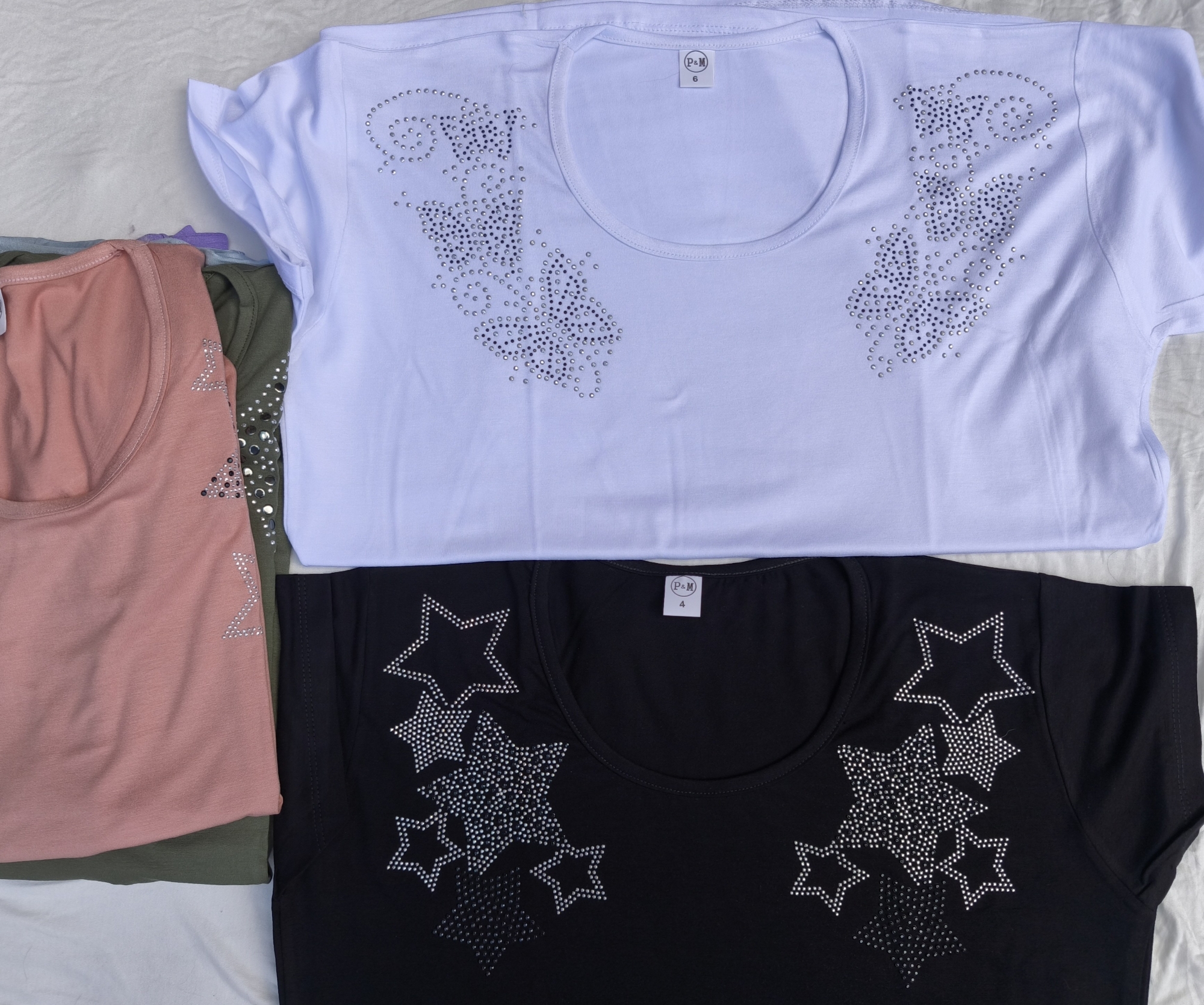 Remeras Strass de Modal Viscosa - Imagen 2