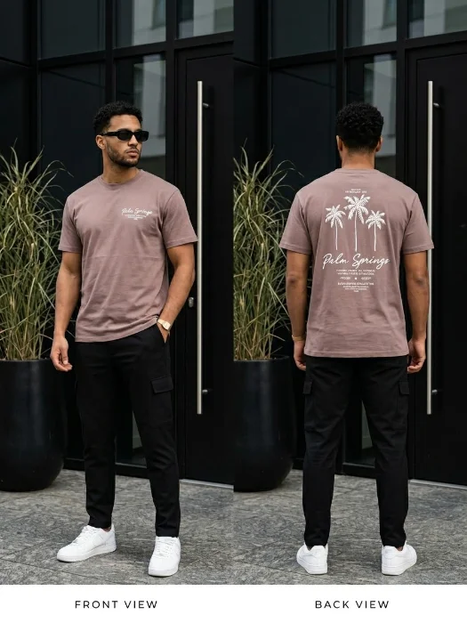 Remera Estampada Palm