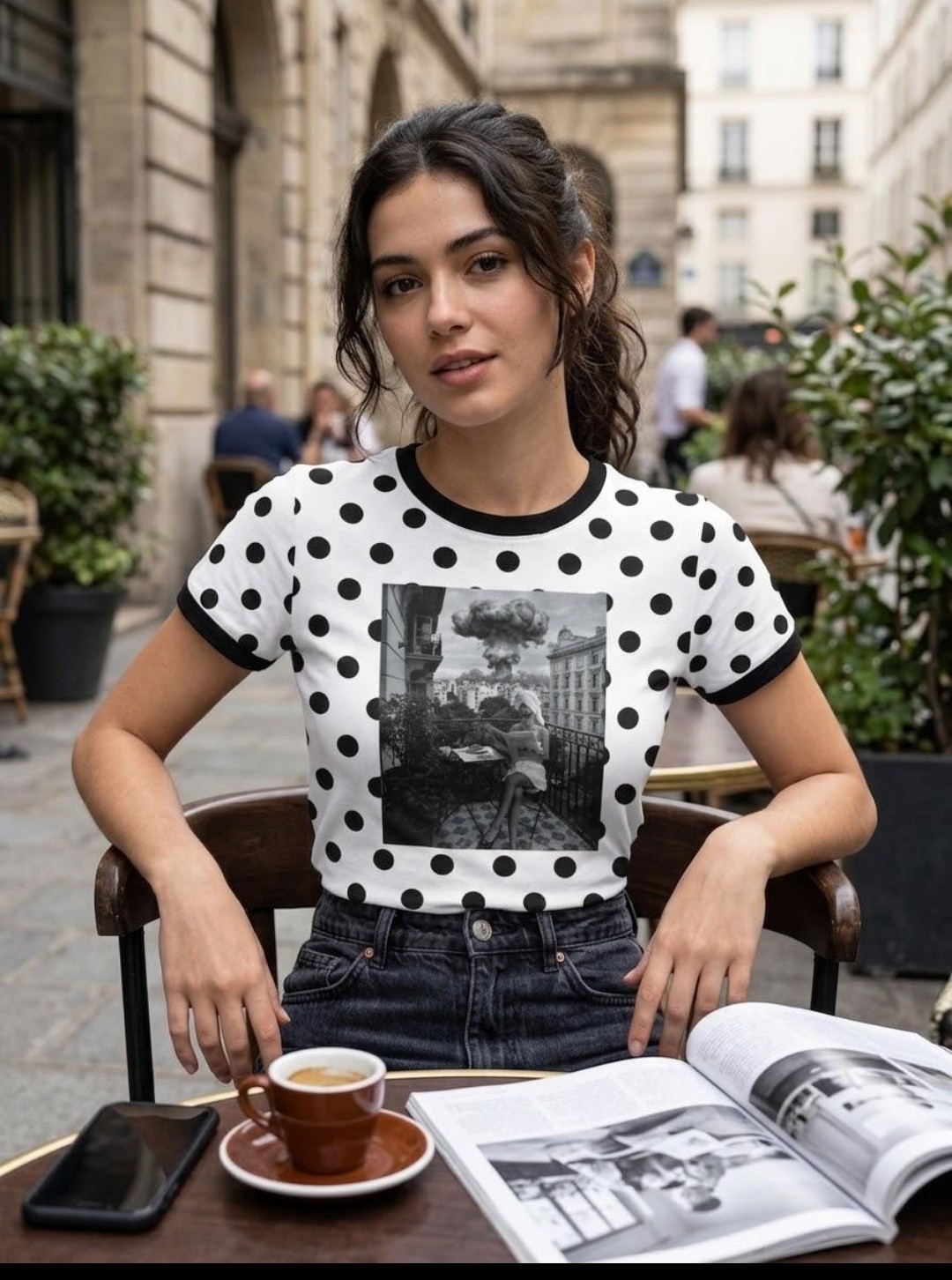 Remera Estampa de Caras - Imagen 2