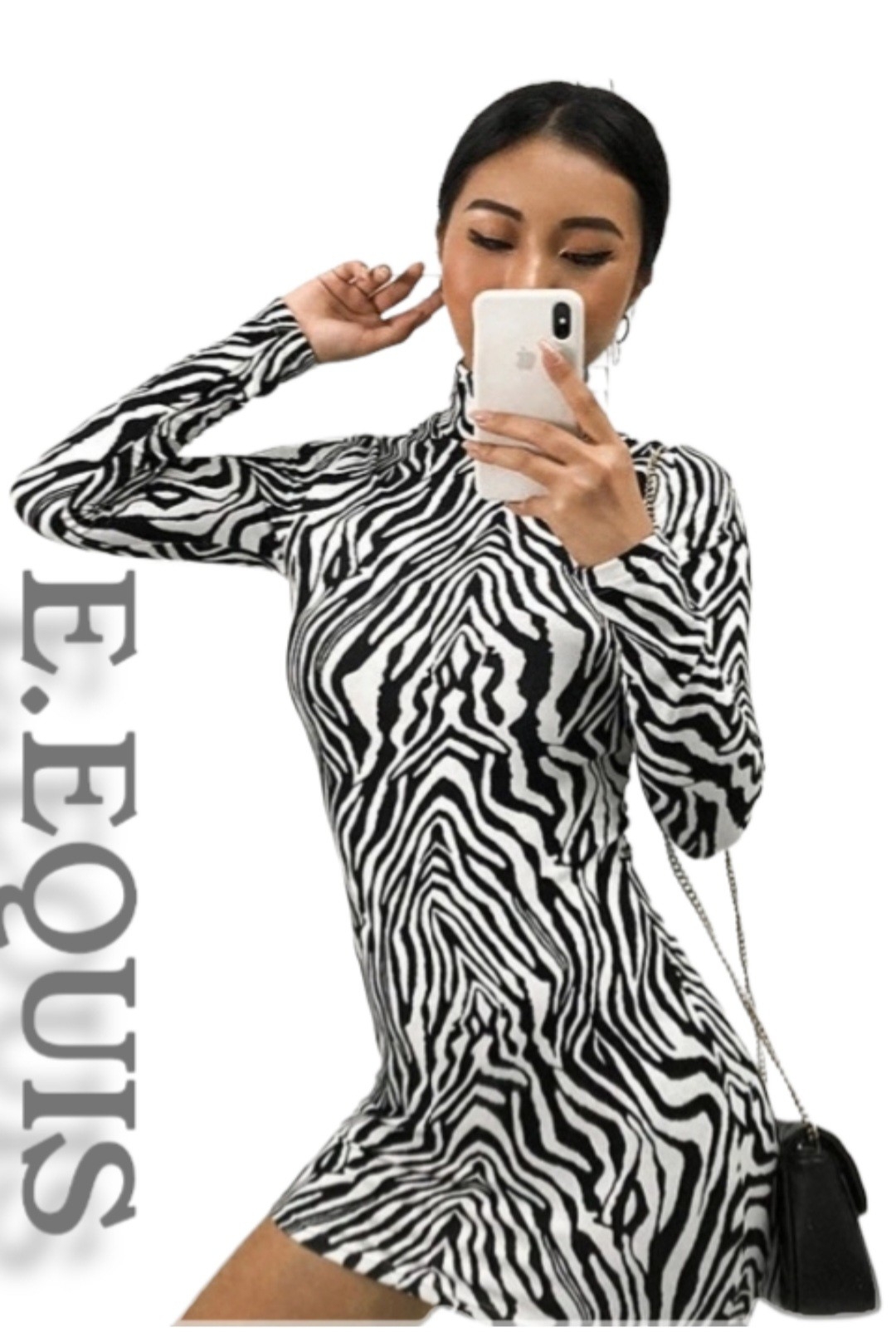 Vestido Animal Print Lanilla - Imagen 2