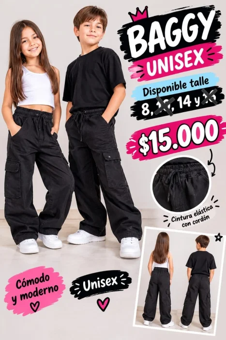 Baggys Hermosos Amplios y Comodos Promo