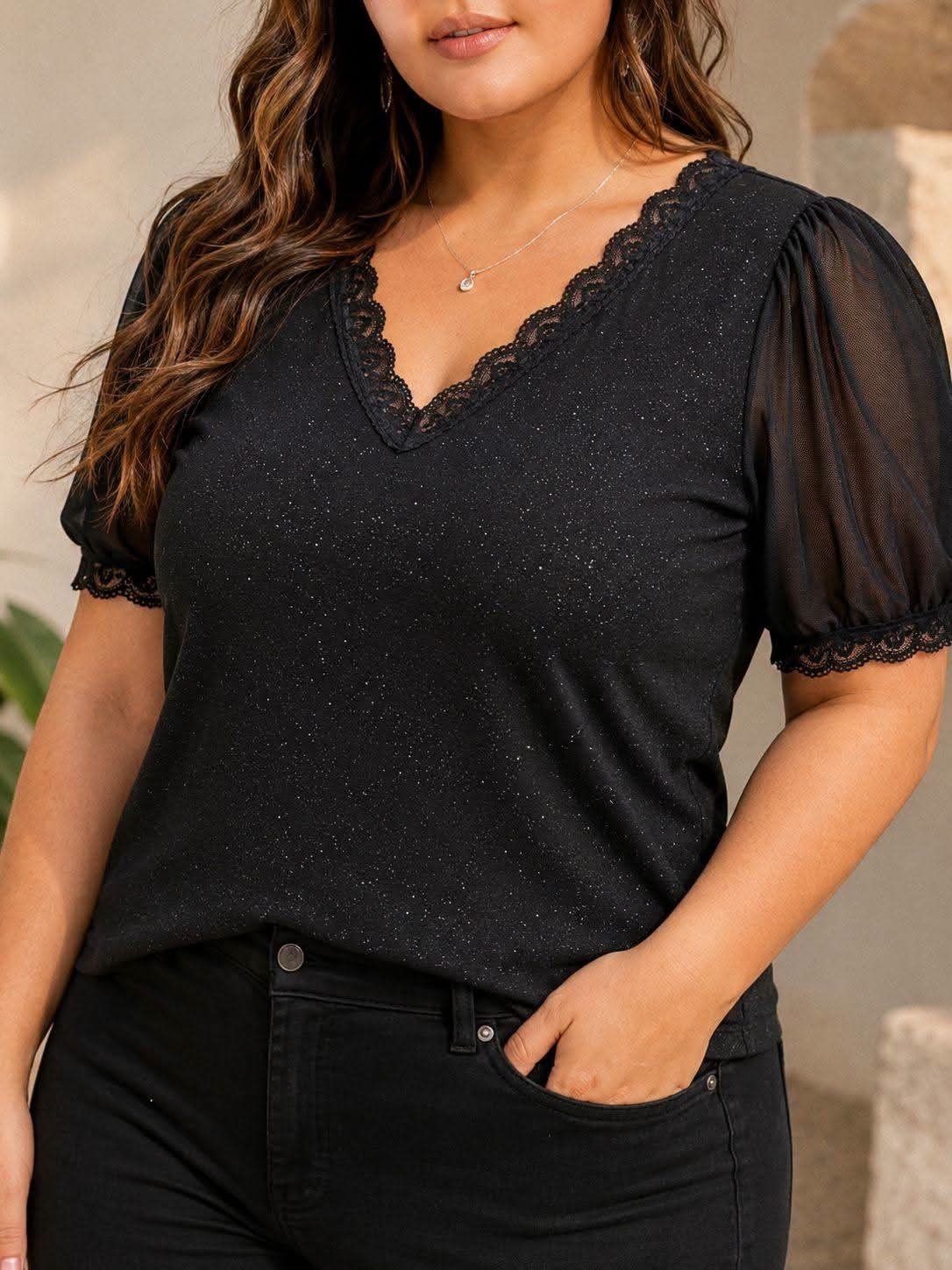 Remera Brillo C/ Tul - Imagen 3