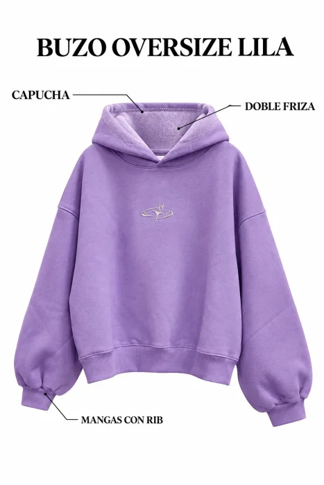 Buzo Oversize Lila