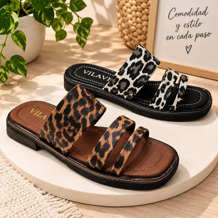 Art 121 Sandalias Animal Print para Todo Andar !!!