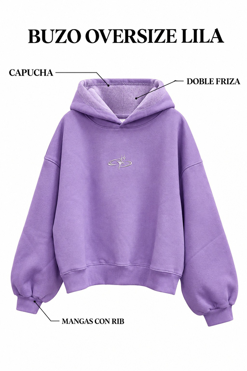 Conjunto Oversize Lila - Imagen 2