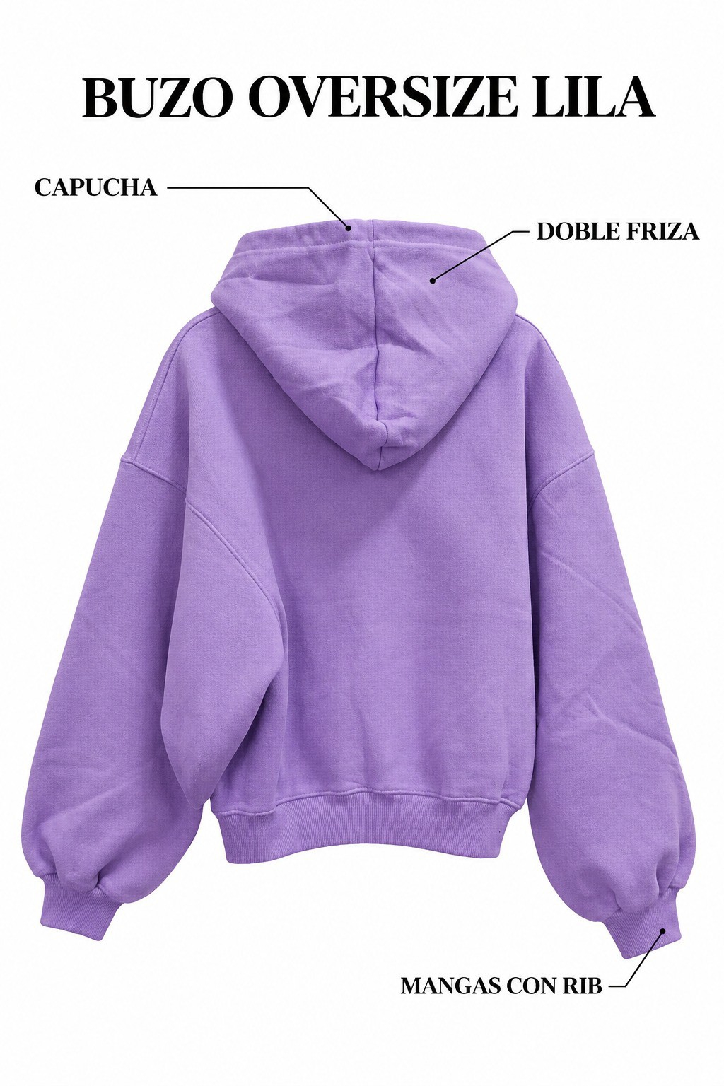 Conjunto Oversize Lila - Imagen 3