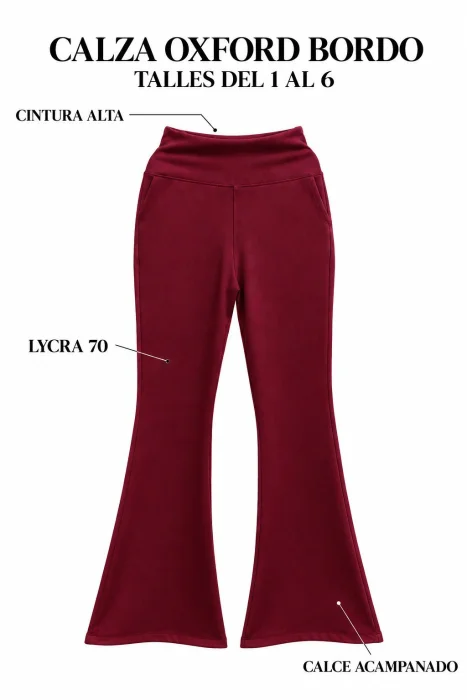 Calzas Oxford Lycra 70